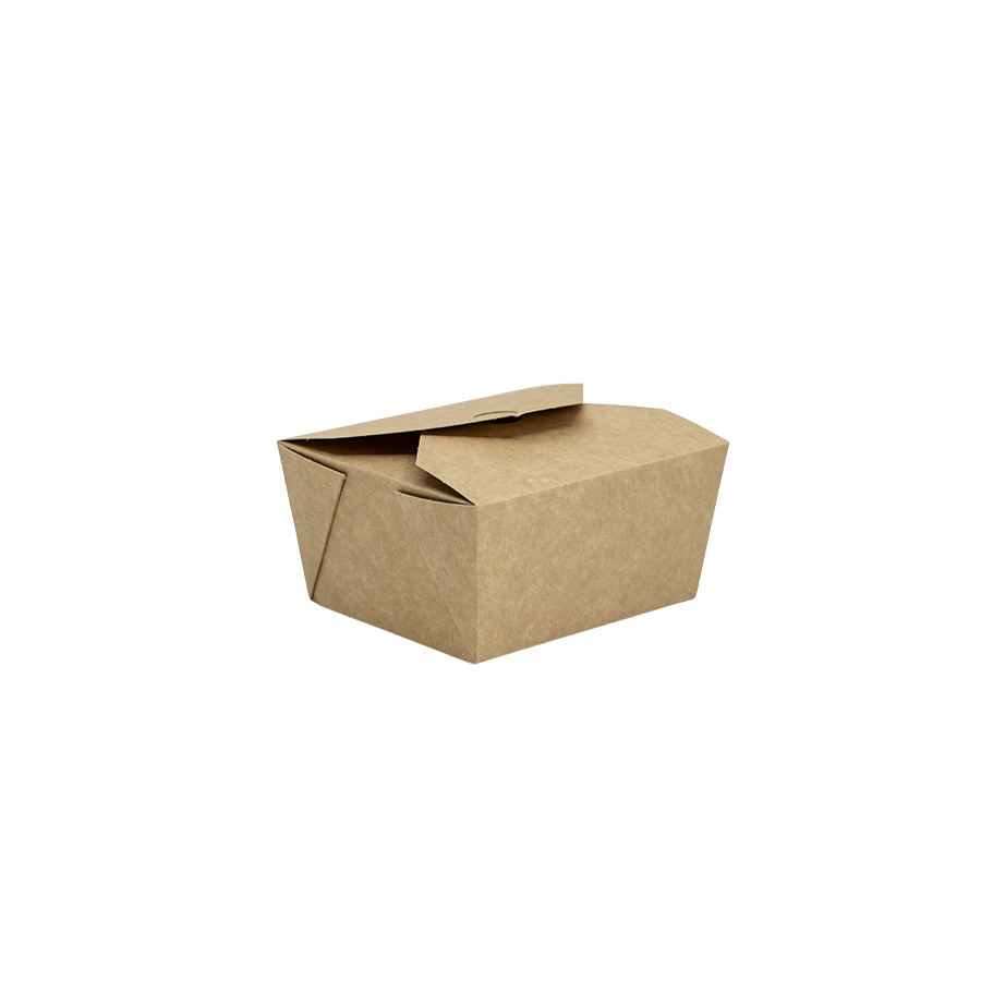 LUNCH BOX 600 ML / 110x90x60 KRAFT PLASTIC FREE